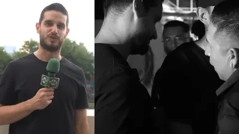 Agreden a Adrián Marcelo cuando grababa su programa junto a Gomita