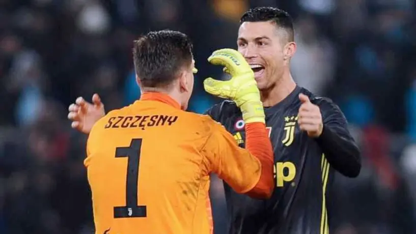 Cristiano Ronaldo 'se burla' de Szczesny: "Has tenido que retirarte para ir a un grande"