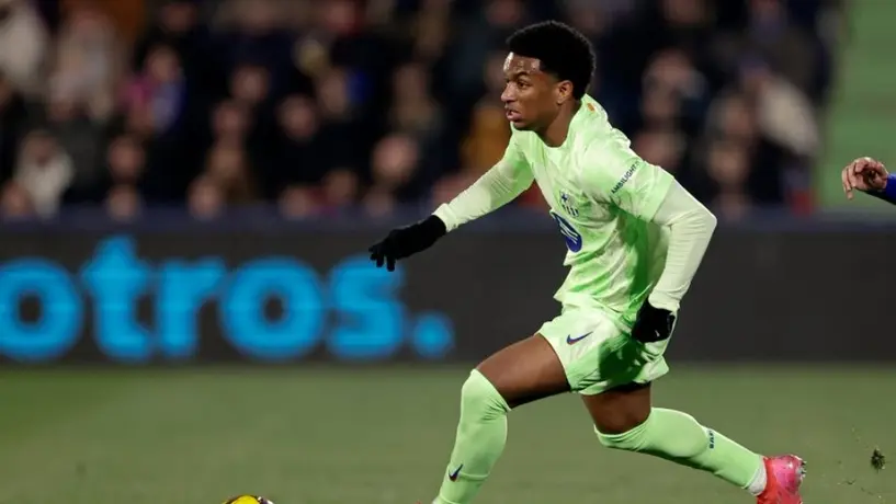 Hansi Flick condena insultos racistas de la afición del Getafe sobre Balde