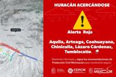 Activan alerta roja de peligro máximo en Michoacán por llegada de Huracán “John”