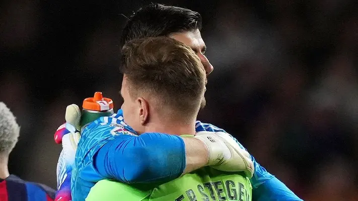 Thibaut Courtois se sensibiliza con Ter Stegen: “Me dolió mucho verte salir del campo”