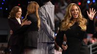Beyoncé hace presencia en mitin de Kamala Harris y le muestra su apoyo