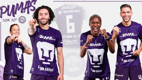 Pumas presenta tercera equipación para la temporada 24/25