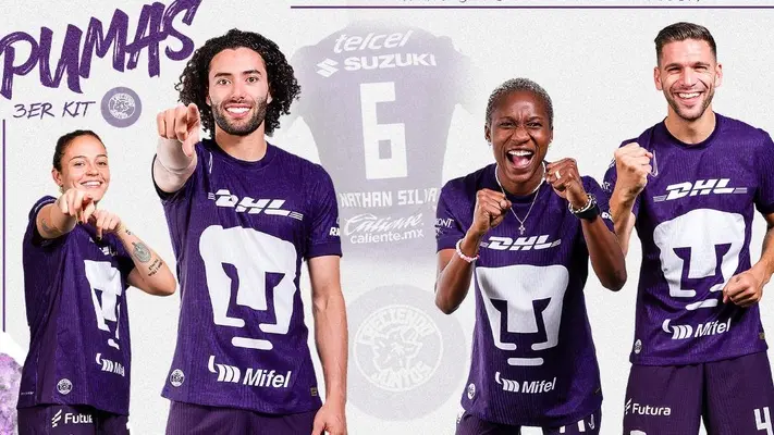 Pumas presenta tercera equipación para la temporada 24/25