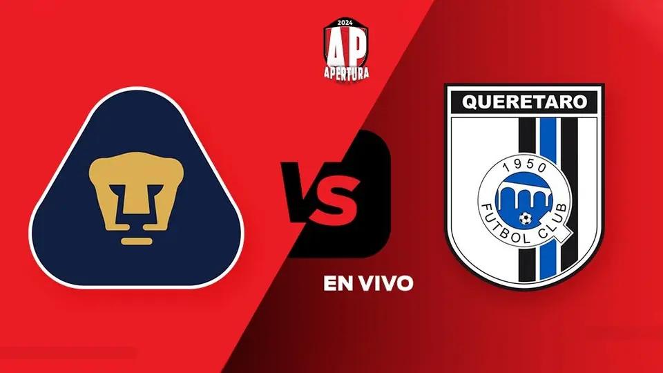 Pumas vs Querétaro EN VIVO Liga MX Apertura 2024 Jornada 16