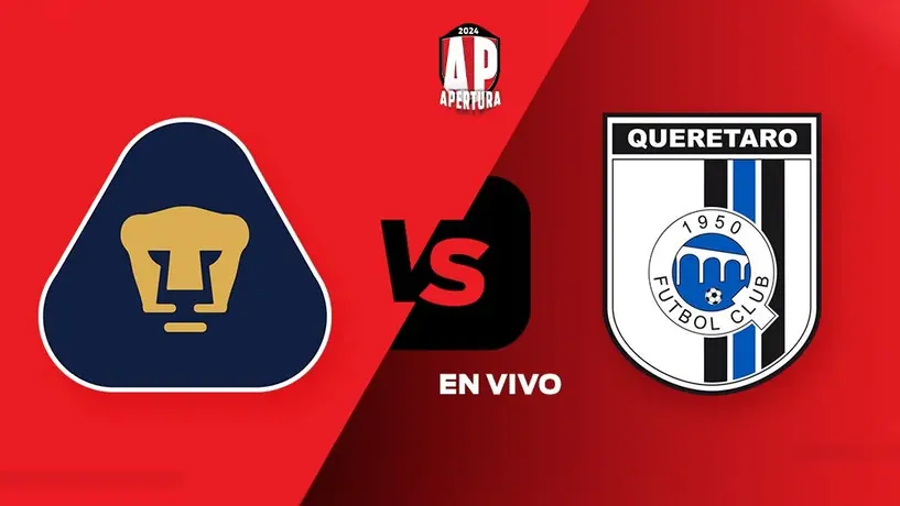 Pumas vs Querétaro EN VIVO Liga MX Apertura 2024 Jornada 16