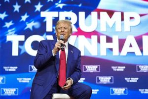 Donald Trump interrumpe su mitin para cantar “Ave María” y Kamala Harris cuestiona su salud mental