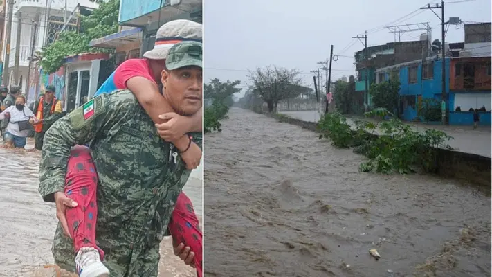 AMLO: “Lamentamos la pérdida de 8 personas debido a derrumbes por las intensas lluvias”