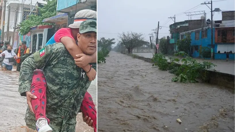 AMLO: “Lamentamos la pérdida de 8 personas debido a derrumbes por las intensas lluvias”