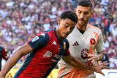 Genoa, con Johan Vásquez como titular, le empató a la Roma en el último minuto