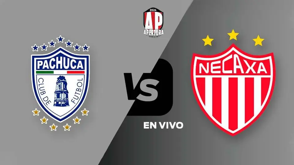 Pachuca vs Necaxa EN VIVO Liga MX Apertura 2024 Jornada 15