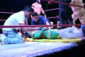 Rock Power lesiona a Spider Fly tras aplicar un martinete