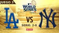 Los Angeles Dodgers vs New York Yankees EN VIVO Serie Mundial Juego 3