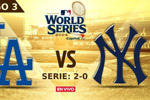 Los Angeles Dodgers vs New York Yankees EN VIVO Serie Mundial Juego 3
