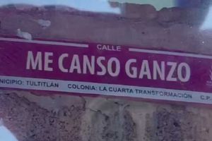 Colonia Cuarta Transformación y calles Me canso ganso o Abrazos no balazos, en homenaje a AMLO