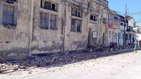 Cuba sufre fuerte sismo de 6.8 grados; no hay reporte de víctimas, sólo daños materiales