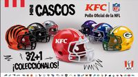 KFC México lanza colección de mini cascos de la NFL: ¡Imperdible para fans del futbol americano!