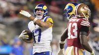 ¡A puro gol de campo! En un duelo de defensivas Los Angeles Rams vencen a los Niners