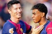 Robert Lewandowski cataloga a su compañero Lamine Yamal como 'el mejor del mundo'