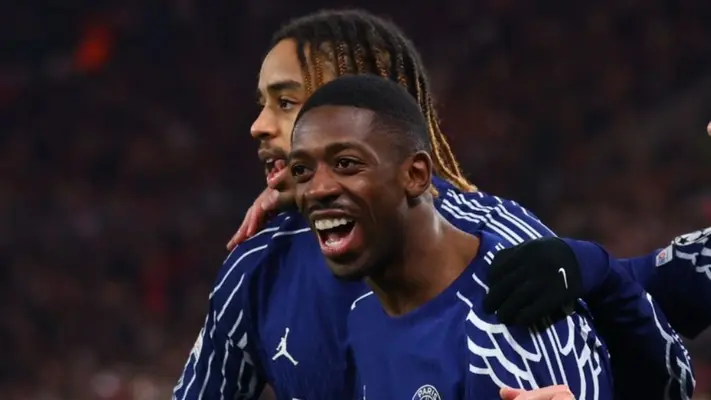 PSG goleó al Stuttgart y avanzó al play-off de la UEFA Champions League