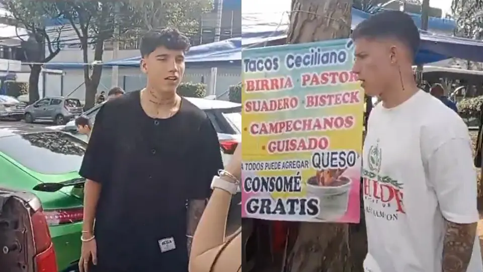 Jugadores del América comen tacos callejeros a las afueras del Nido en Coapa