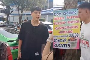 Jugadores del América comen tacos callejeros a las afueras del Nido en Coapa