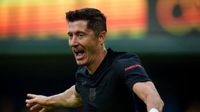 Lewandowski comanda la victoria del Barcelona con doblete ante el Villarreal