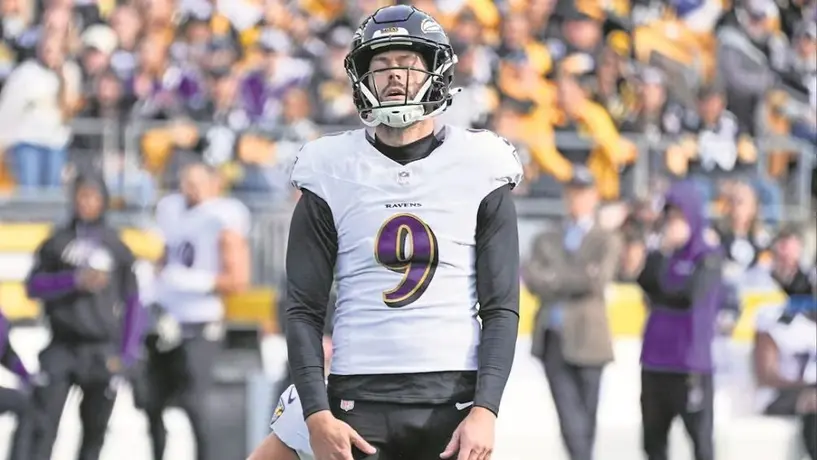 NFL investigará a Justin Tucker, pateador de los Ravens, por conducta inapropiada