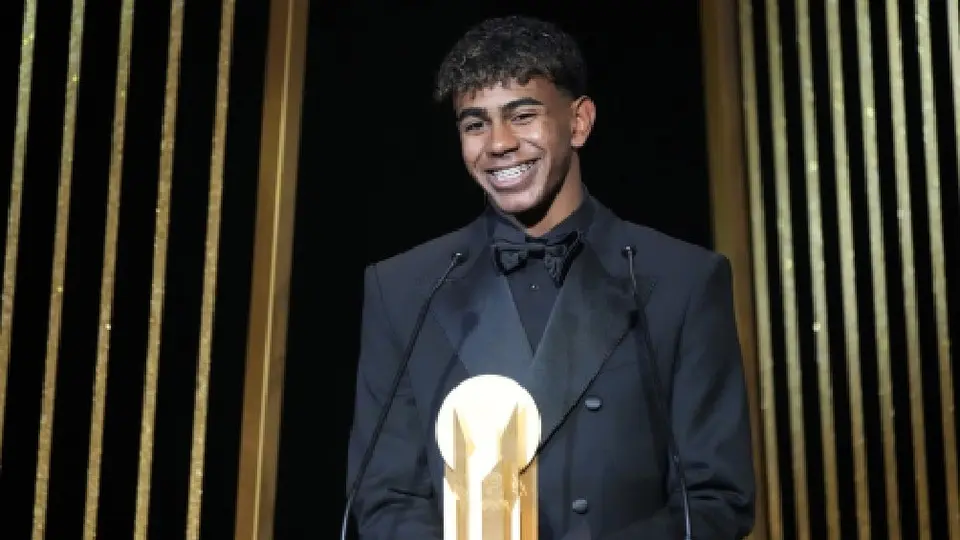 Lamine Yamal ganó el Premio Kopa al mejor jugador joven