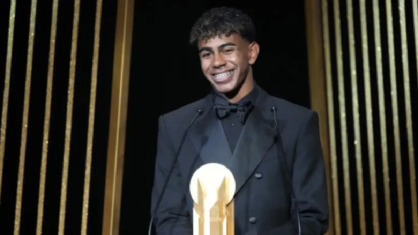 Lamine Yamal ganó el Premio Kopa al mejor jugador joven