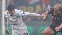 Genoa deja ir la victoria tras empatar con Cagliari; Johan Vásquez jugó 13 minutos