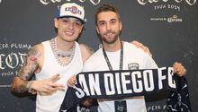 Chucky Lozano le da la bienvenida a San Diego a Peso Pluma con un emotivo mensaje