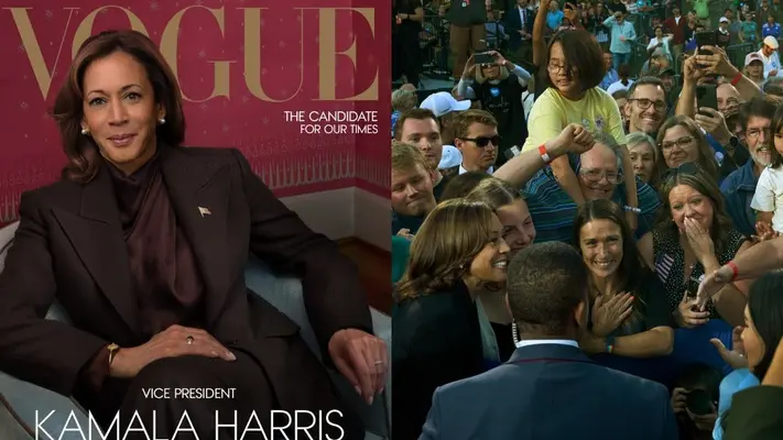 Kamala Harris es la nueva modelo para la portada de Vogue