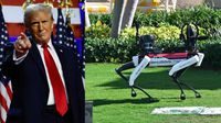 Donald Trump refuerza la seguridad en su casa en Mar-a-Lago con perros robots