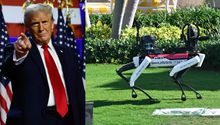 Donald Trump refuerza la seguridad en su casa en Mar-a-Lago con perros robots
