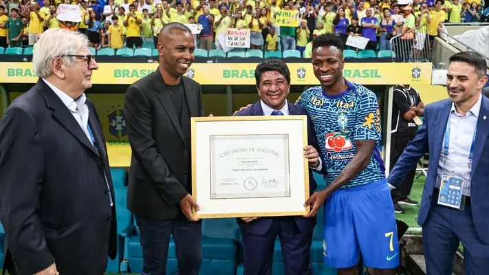 Estudio reveló que Vinicius Jr tiene ascendencia de la tribu camerunesa Tikar