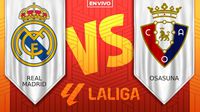 Real Madrid vs Osasuna EN VIVO LaLiga Jornada 13