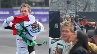 ¿Qué dijo Brad Pitt sobre el beso que le robó la fan mexicana en el GP?