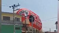 Dirigible de Sao Paulo estuvo cerca de provocar una tragedia previo a Copa Libertadores