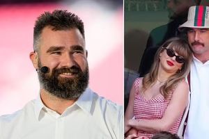 Captan a Jason Kelce, hermano de Travis Kelce, dormido en pleno concierto de Taylor Swift