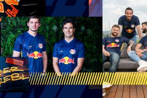 Sergio 'Checo' Pérez modeló el nuevo jersey del RB Bragantino antes del GP de México