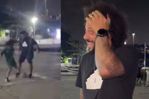 ¡Olé! Marcelo es ‘humillado’ con un túnel por su hijo de nueve años
