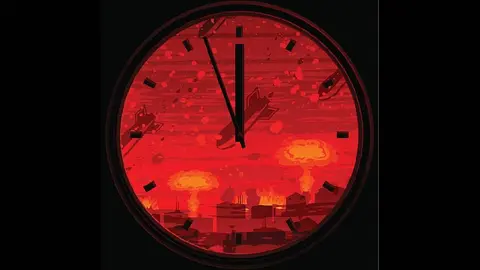 Reloj del Apocalipsis está cerca de marcar la medianoche y ¿el fin del mundo?