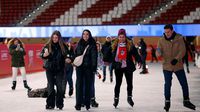 ¡Madrid sobre hielo! Atleti instala pista de hielo gigante en Estadio Metropolitano