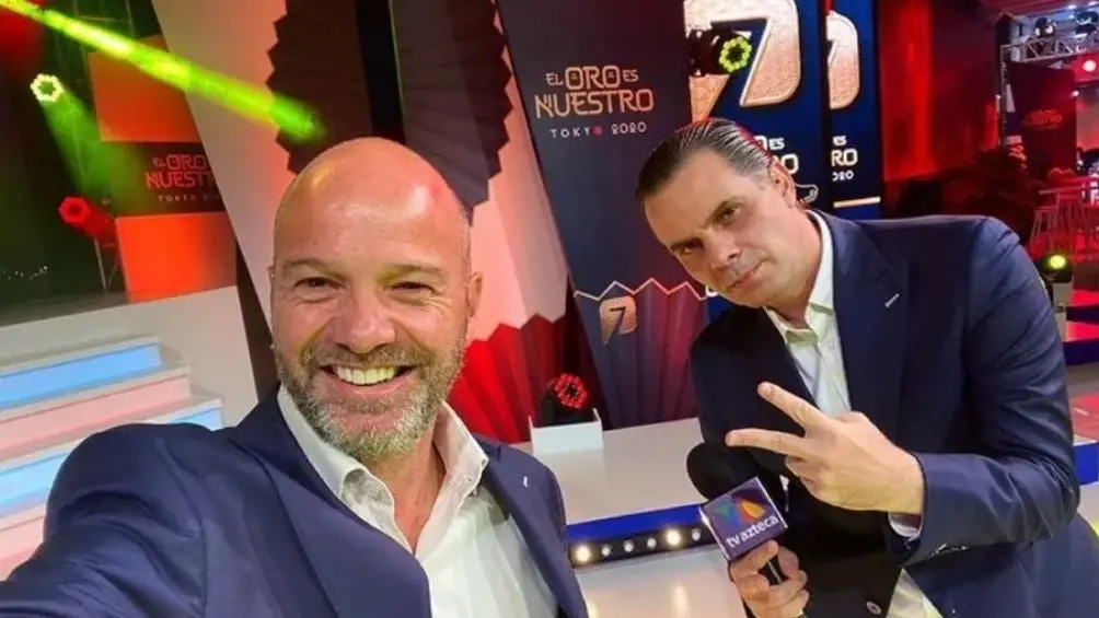 Luis García junto a Christian Martinoli | INSTAGRAM: @garciaposti