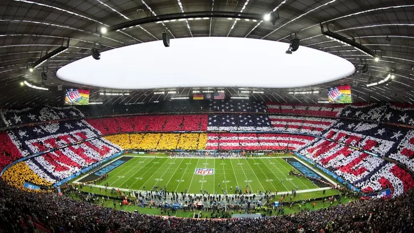 NFL: Así se transformó el Allianz Arena previo a Carolina Panthers vs NY Giants