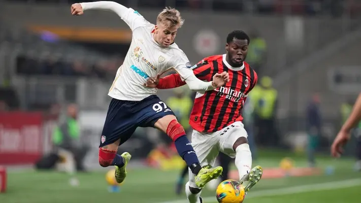 Serie A: Milan empata en casa ante Cagliari y se mantiene lejos de los primeros puestos