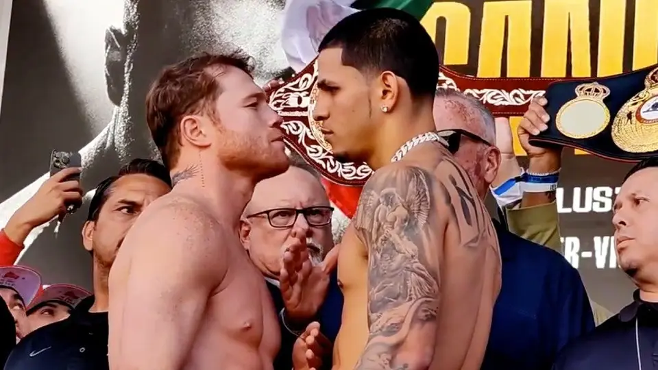 Canelo Álvarez y Édgar Berlanga superaron la báscula