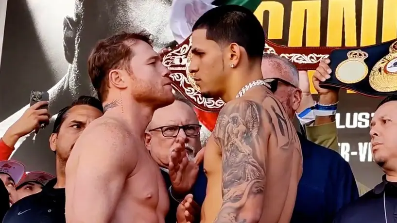 Canelo Álvarez y Édgar Berlanga superaron la báscula