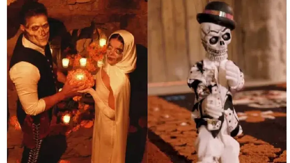 ¡Carlos Rivera y Doris Jocelyn celebran el Día de Muertos con su nuevo TikTok!